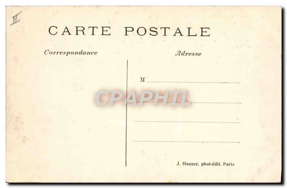 O Conde de LAMBERT em Aeronave sistema Wright — voo em torno da Torre Eiffel (18 de Outubro de 1909) — J. H. - Verso