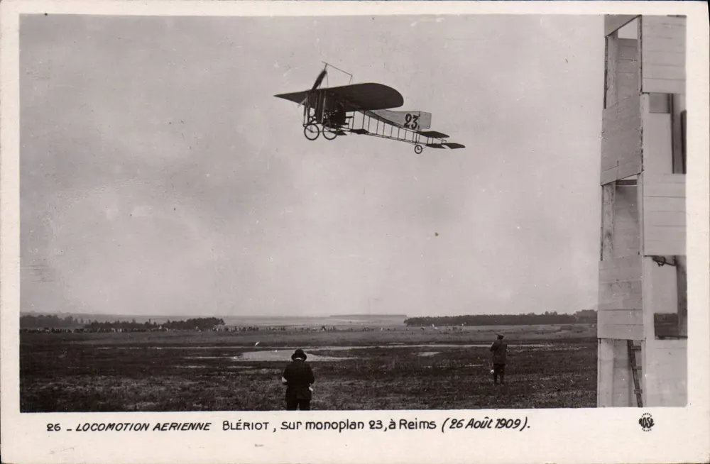 Luftfahrt — Blériot auf dem Monoplan 23 in Reims — Ausgabe Nr. 26 - Vorderseite