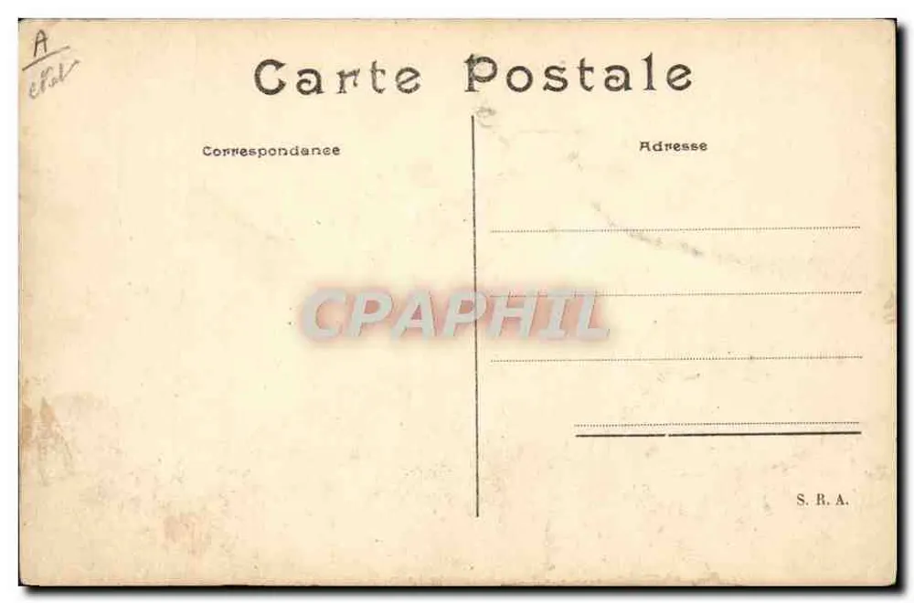 Delagrange fliegt auf einem Voisin-Doppeldecker — Serie 51 — Verlag S.R.A. - Rückseite