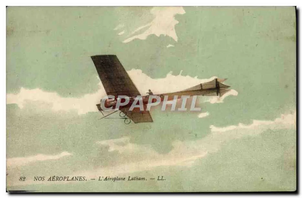 O Avião Latham — LL — Série Números Aviões, n°82 - Frente