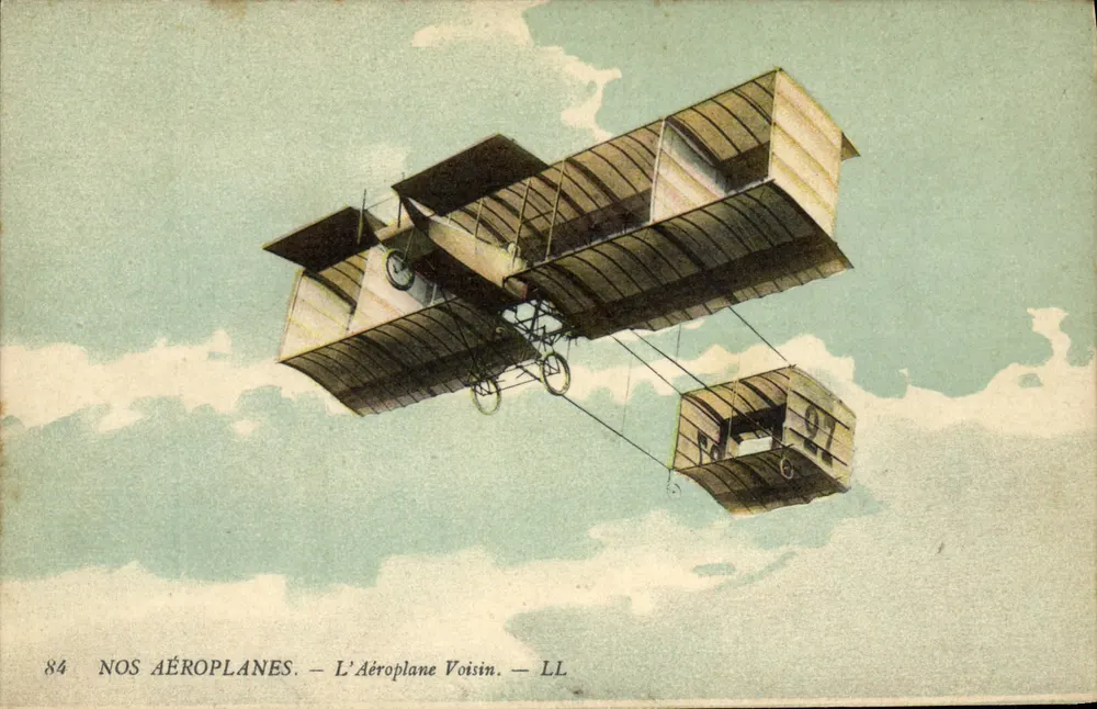 Das Voisin-Flugzeug — LL — Serie Nr. Flugzeuge, Nr. 84 - Vorderseite