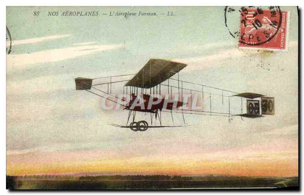 O Avião Farman — LL. — Editor L.L. — N°88 - Frente