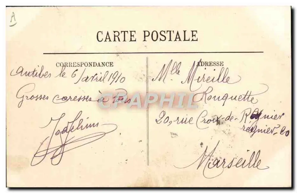 O Avião 'Farman' — LL. — Série 83 — Éditeur LL. - Verso