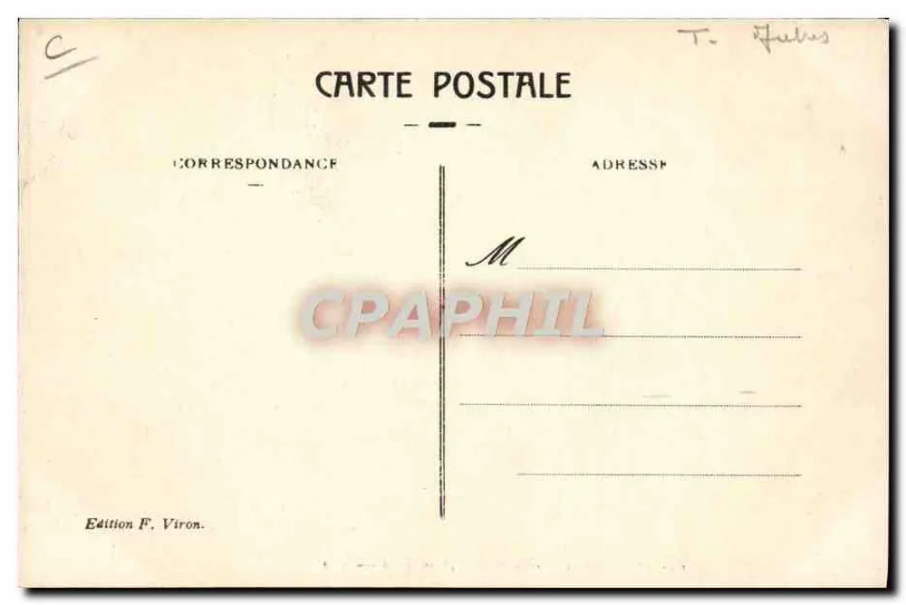 Lourdes — Automobiles portant les malades — Édition F. Viron, n° 83 - Rückseite