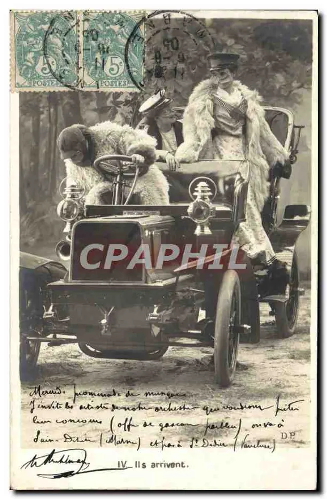Mulheres em um automóvel — Sujeto: viagem de automóvel — n° IV - Frente