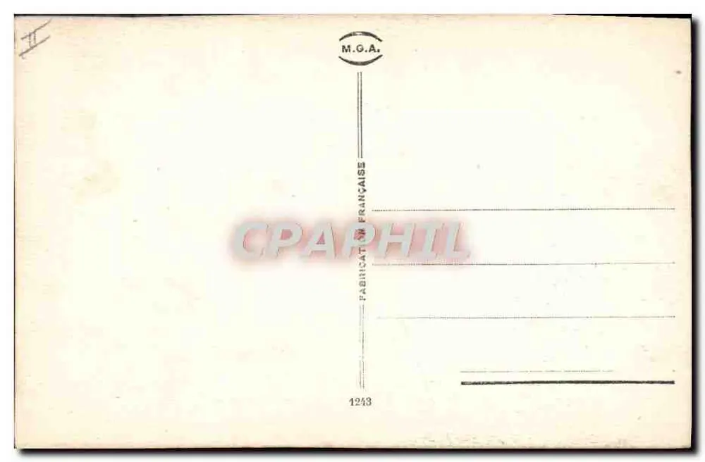 Dama Joie — automóvel — M.G.A. n°1243 - Verso