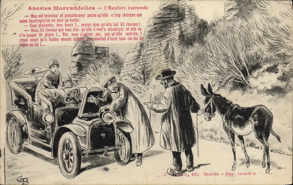 Aneries Morvandelles — 5 Unerwartete Verstärkung — J. Baralis, Verlag Saulieu - Rep. Interdre - Vorderseite