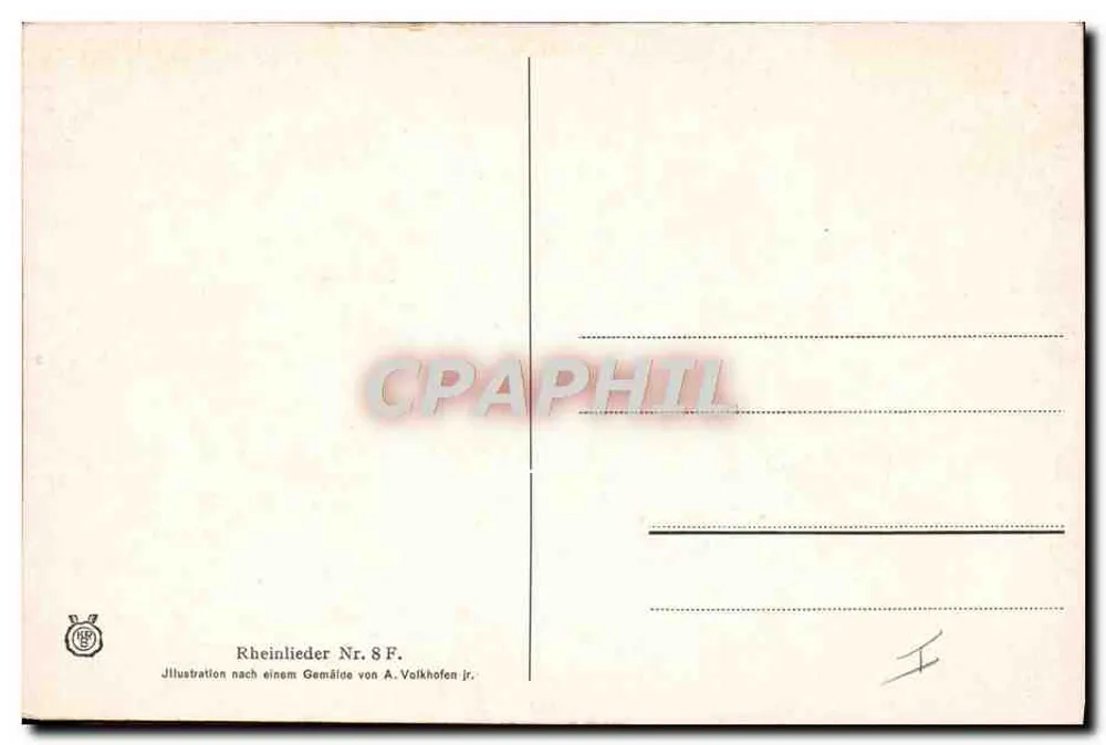 La Loreley — Sujeto poético — n° 8 F - Verso