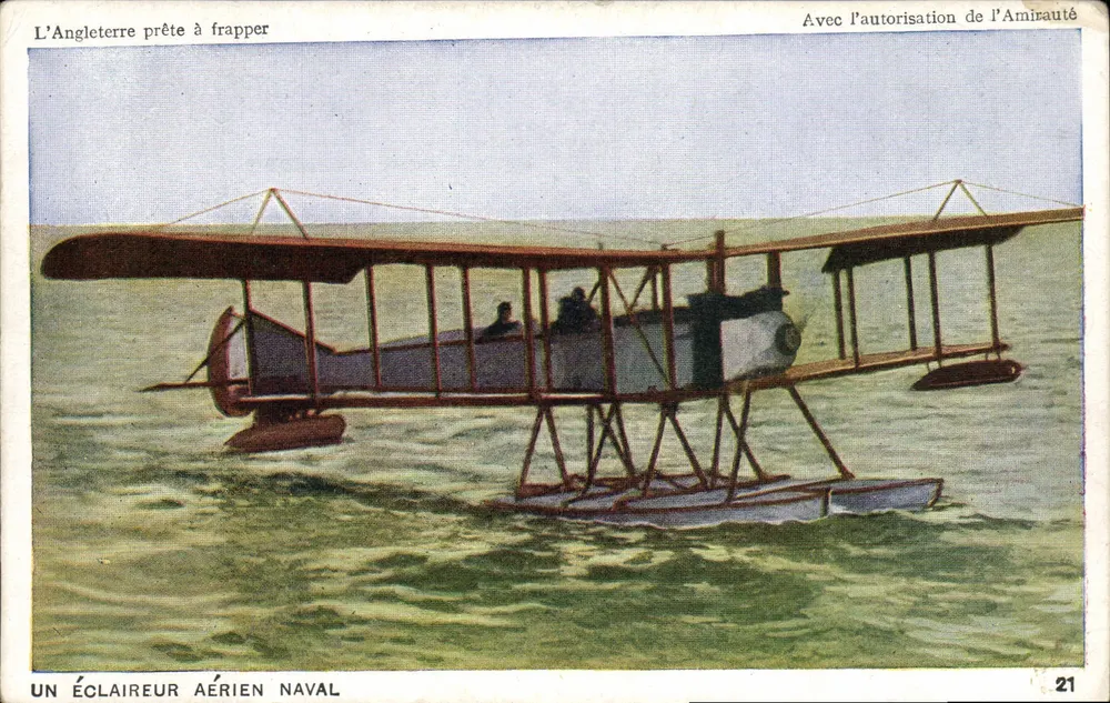 Marine-Flugspäher — England bereit zum Angriff — Photochrom Co., Ltd., London, Nr. 21 - Vorderseite