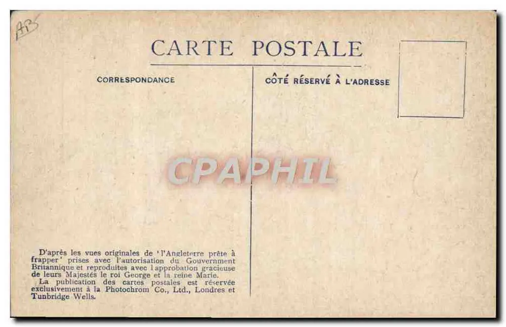 Marine-Flugspäher — England bereit zum Angriff — Photochrom Co., Ltd., London, Nr. 21 - Rückseite