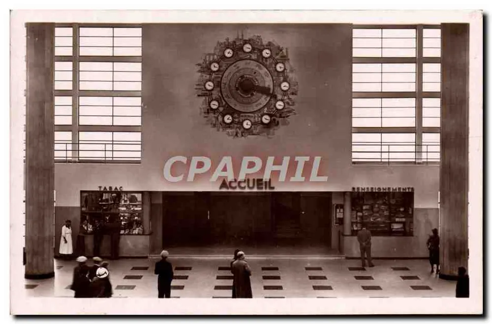 Flugplatz von Bourget-Dugny — Die Uhr — René Gallois - Ruel-Malmaison (S.&O.) - Vorderseite