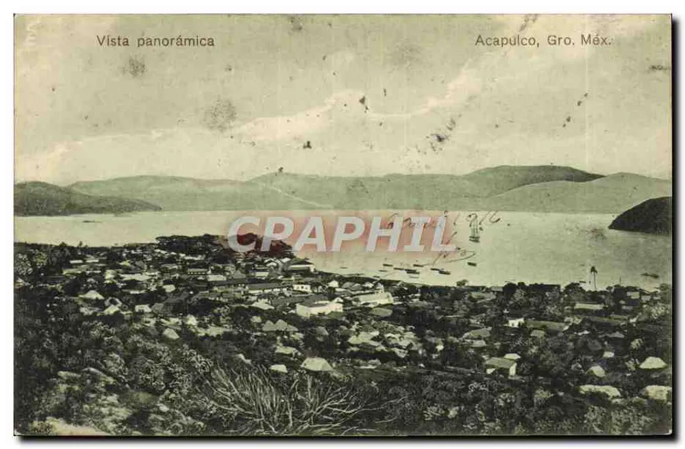 Acapulco, Gro. Méx. — Panoramablick — Edition Mirel - Vorderseite