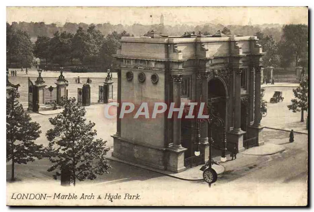 LONDRES - Arco de Mármore & Parque Hyde — J. Beagles & Co., Ltd., E.C., Editores - Frente