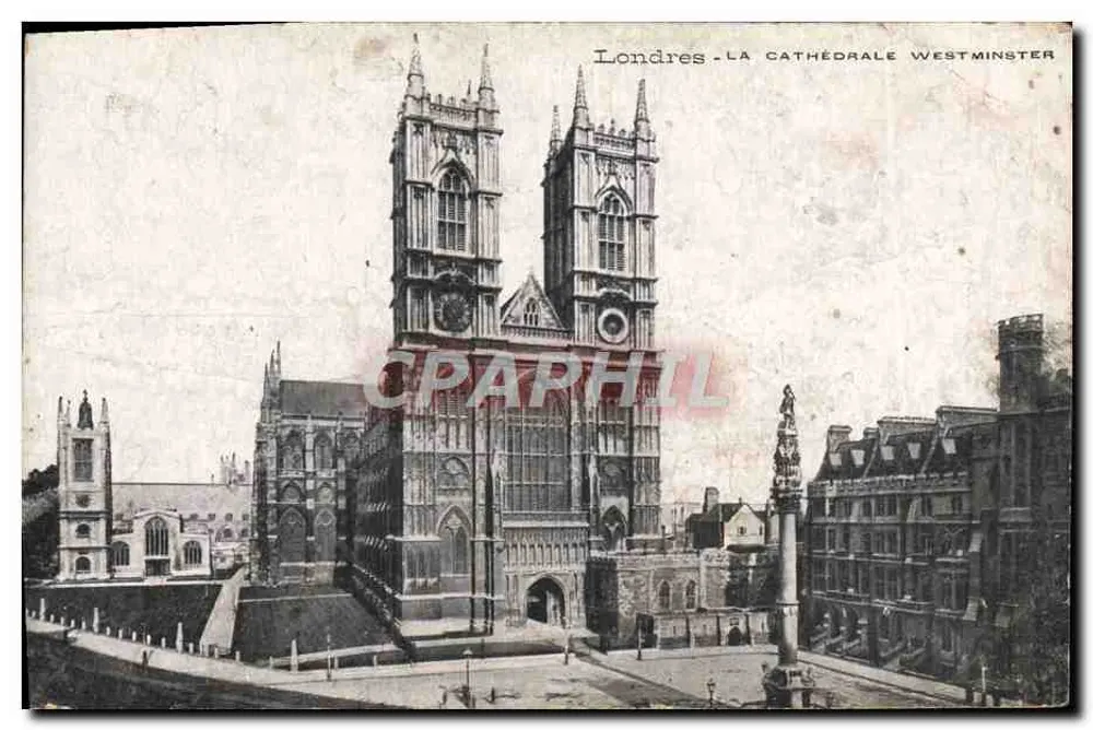 Londen - De Westminsterkathedraal — uitgave Le Matin - Voorkant