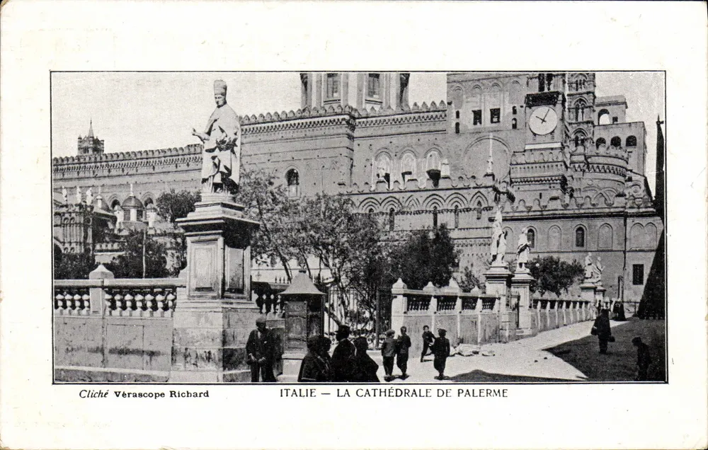 Italien — Die Kathedrale von Palermo — Cliché Vérascope Richard - Vorderseite
