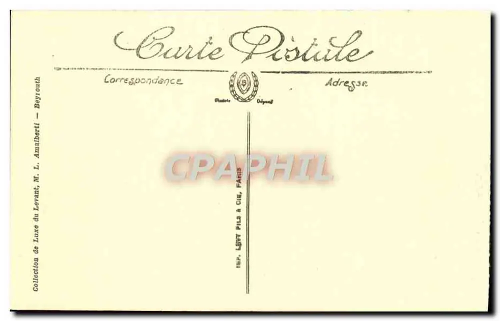 DAMAS — Binnenkant van de Grote Moskee — Uitgever: Lévy Fils & Cie, Parijs, n° 526 - Achterkant