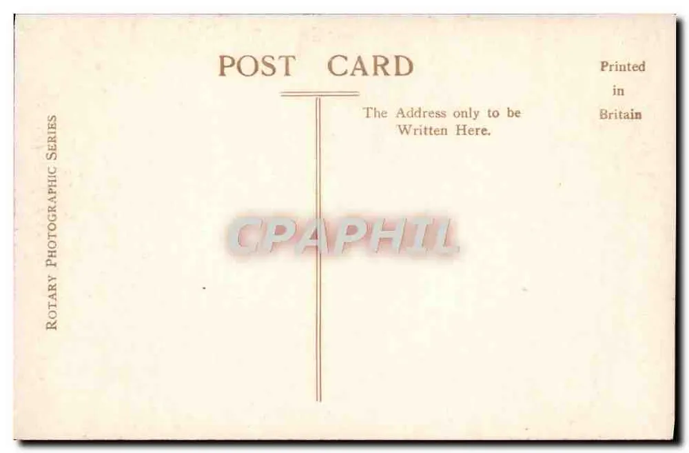 British Museum, Londres — fachada neoclássica com colunatas — Rotary Photo, E.C., n° 10483 - Verso