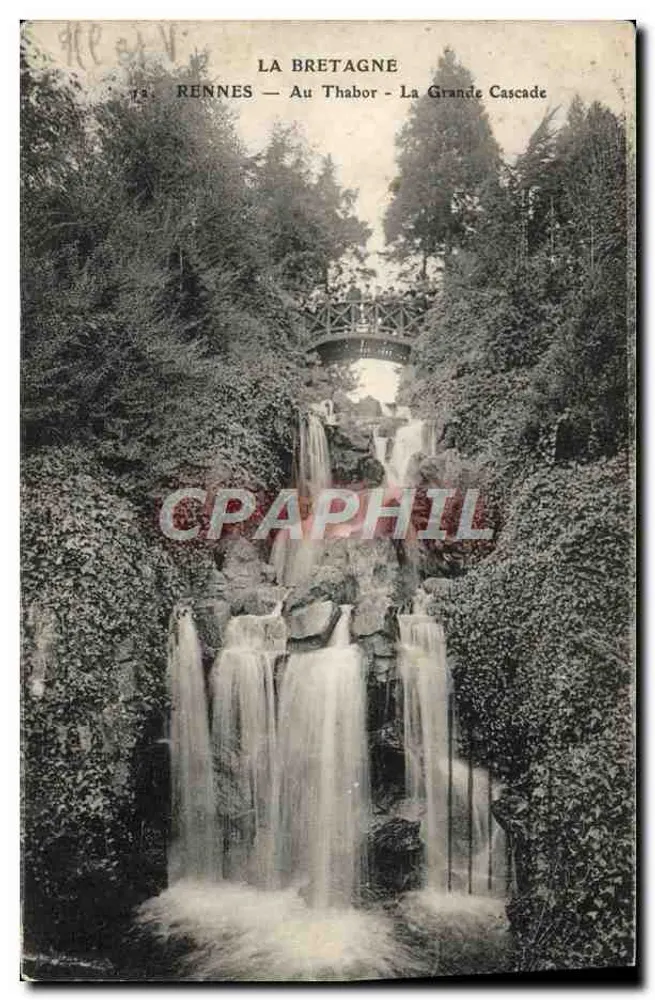 Rennes — Au Thabor — La Grande Cascade — Bretagne - Vorderseite
