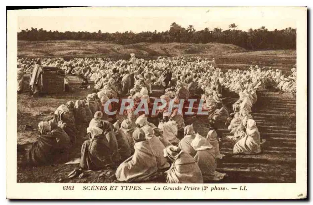 A Grande Oração (3ª fase) — SCÈNES ET TYPES — LL — n° 6162 - Frente