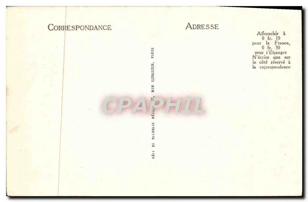 A Grande Oração (3ª fase) — SCÈNES ET TYPES — LL — n° 6162 - Verso