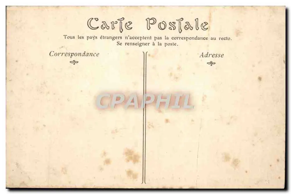 Oran — Die Place de la République und die Fontaine Aucour — N.D. Piel - Rückseite
