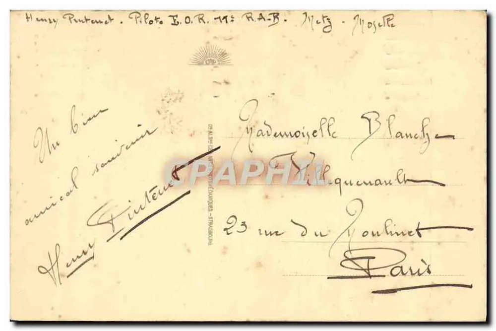 Metz - A Gruta da Esplanada — CAP, n°9 - Verso