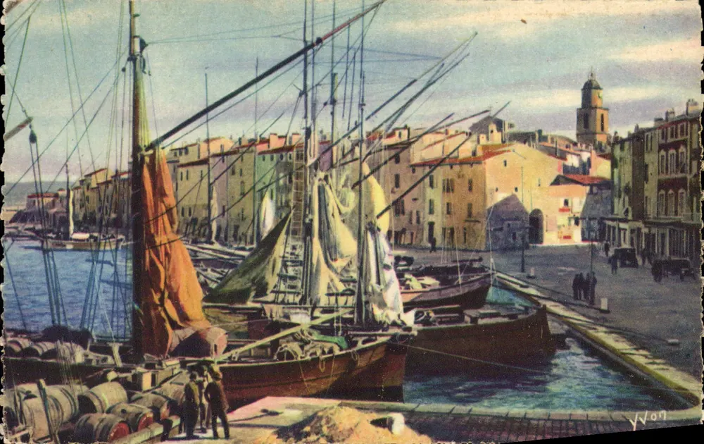 Saint-Tropez (Var) — Allgemeiner Blick auf den Hafen — Les Éditions d'Art Yvon, Paris - Vorderseite