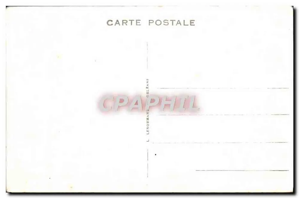 St-LYÉ-LA-FORÊT (Loiret) — Wnętrze kościoła - Rewers