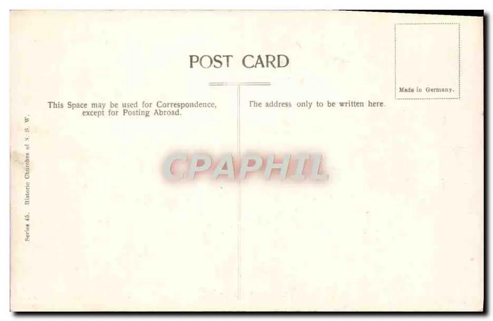 Catedral de St. Marys — Sydney — Kerry & Co. (Copyright), Sydney - Verso