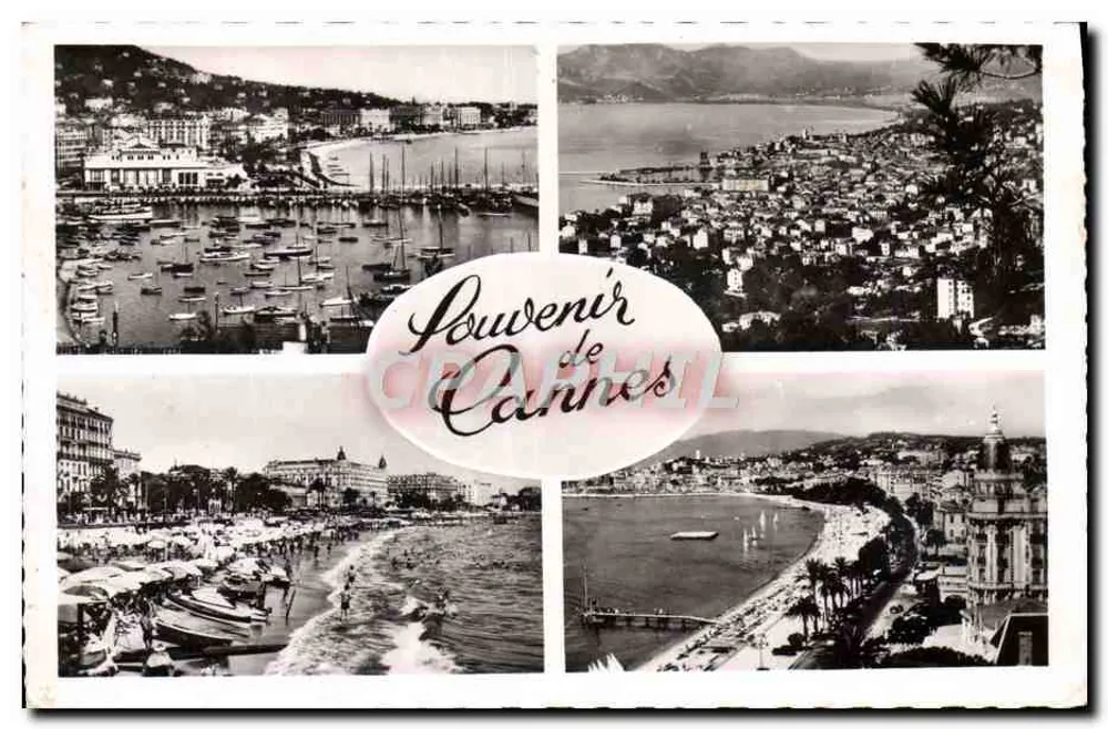 Cannes — Pamiątka z Cannes — Éditions Glaïs-NY - Awers