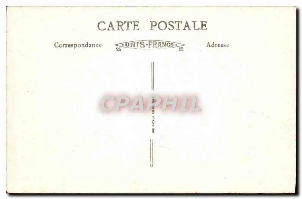 Aix-les-Bains - O Parque — editor B. F. — número de série 164 - Verso