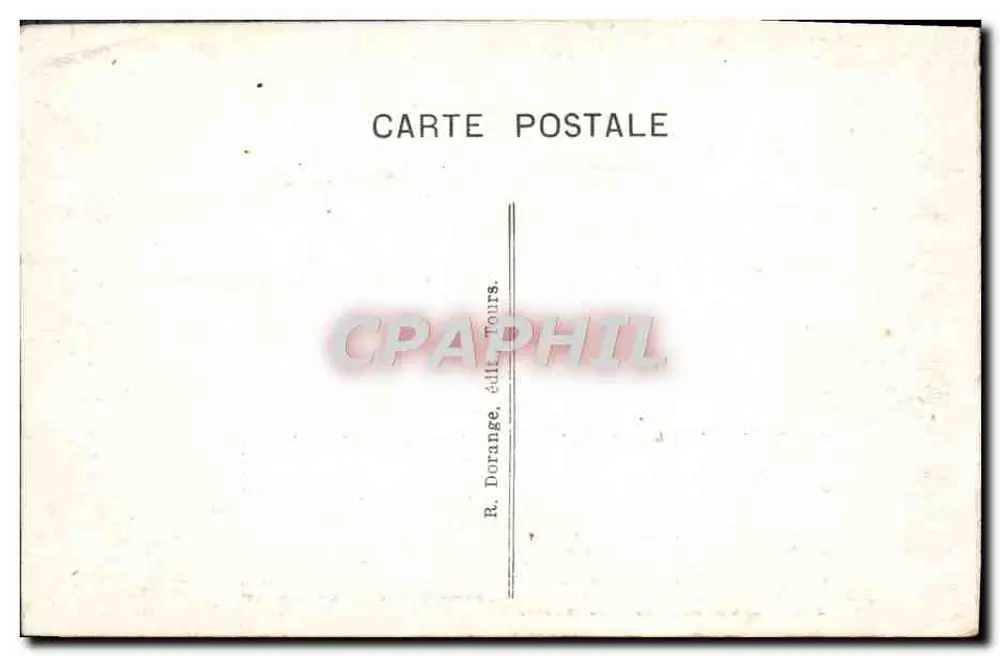 Chinon - O Castelo (mon. hist.) — R. Dorange, editor Tours - Verso