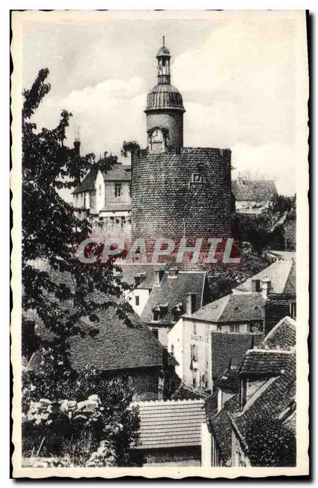 Bourbon-l'Archambault — La Tour Qui-qu'en-Grogne — Cie des Arts Photomécaniques, 44, rue Laetellier, Paris - Vorderseite