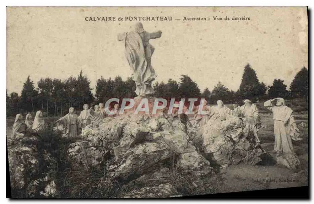 Calvaire de Pontchâteau — Ascension — Ansicht von hinten — A. Valet, Bildhauer - Vorderseite