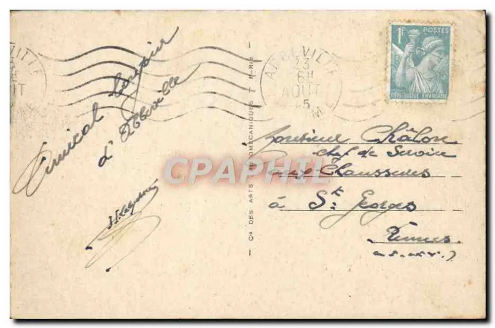 Abbeville — Place de l'Amiral-Courbet — Graphil - Rückseite