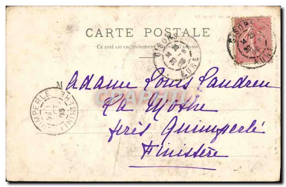Gissons — Château du Boisgeloup — éditeur imprimeur non visible - Verso