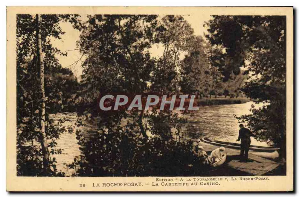 La Gartempe am Casino — La Roche-Posay — Ausgabe 'A La Tourangelle' - Vorderseite