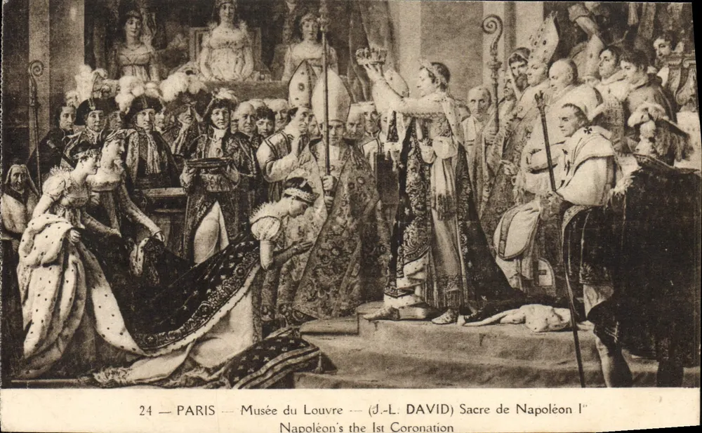 Coroação de Napoleão I — Museu do Louvre — (J.-L. DAVID) - Frente