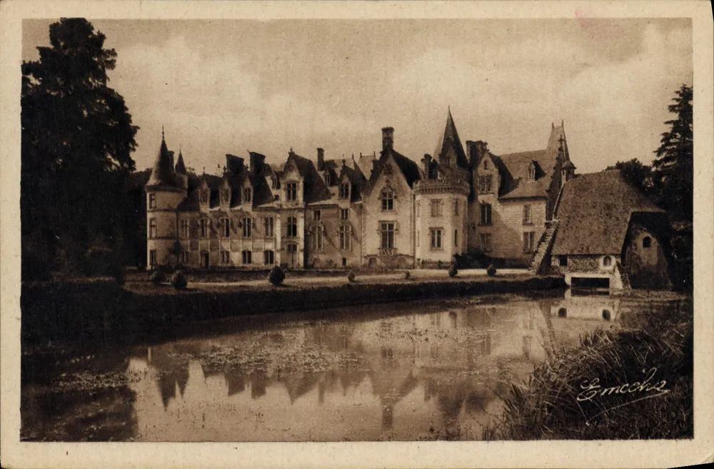 Castelo de La Graffinière — Cuon (Maine-et-Loire) — Editor: M. Chrétien et Fils - Frente