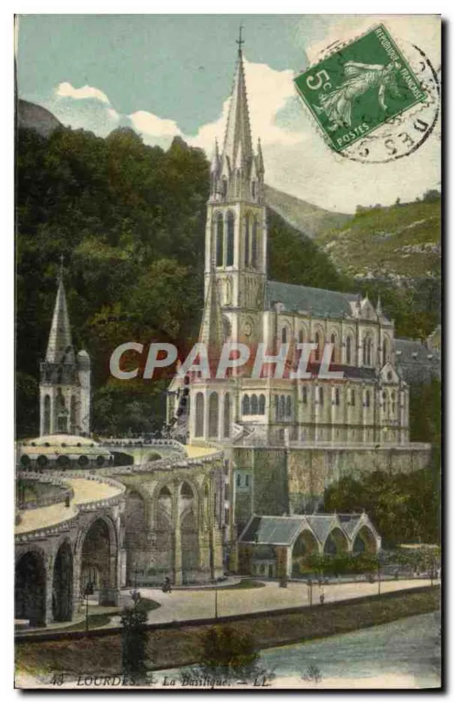 Lourdes — A Basílica — editor LL n°48 - Frente