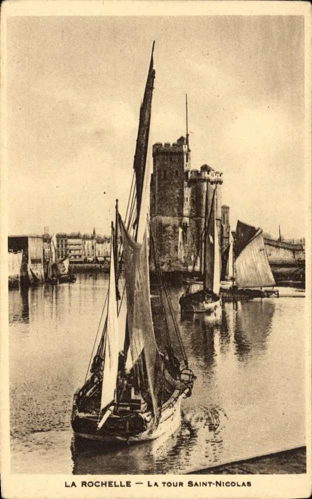 La Rochelle — La Tour Saint-Nicolas — Verlag nicht sichtbar - Vorderseite