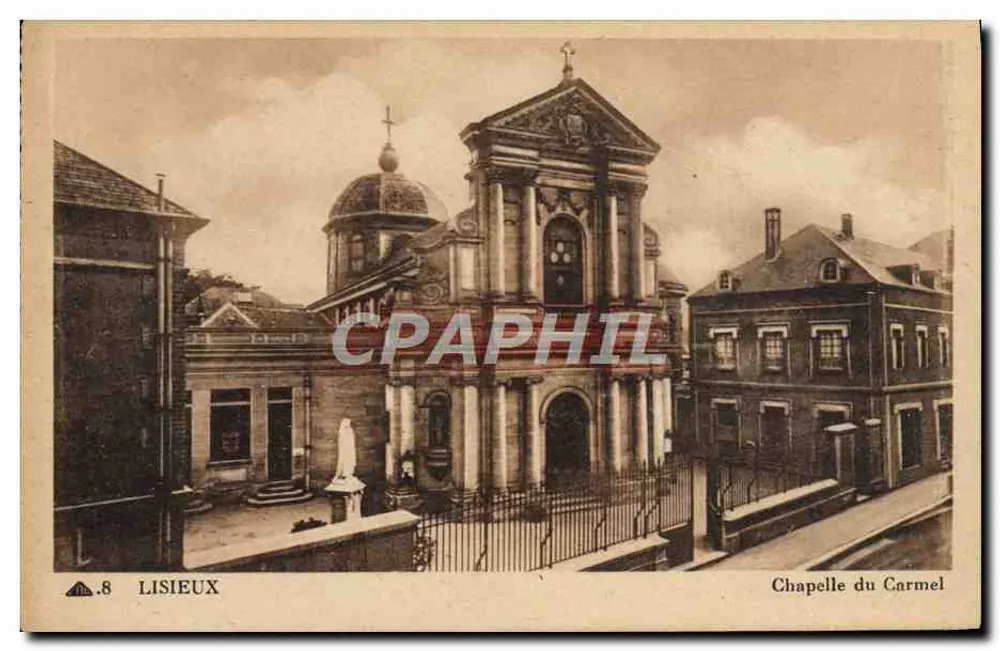Lisieux — Kapel van het Carmel — uitgever J. L. B. n°8 - Voorkant
