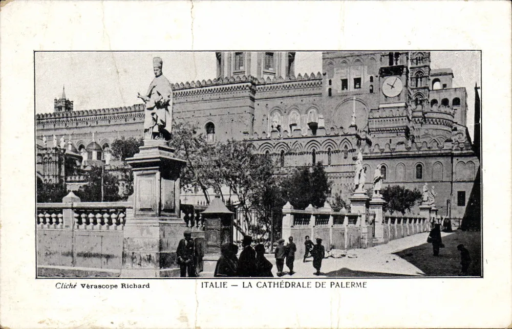 Italie — La Cathédrale de Palerme — Cliché Vérascope Richard - Vorderseite