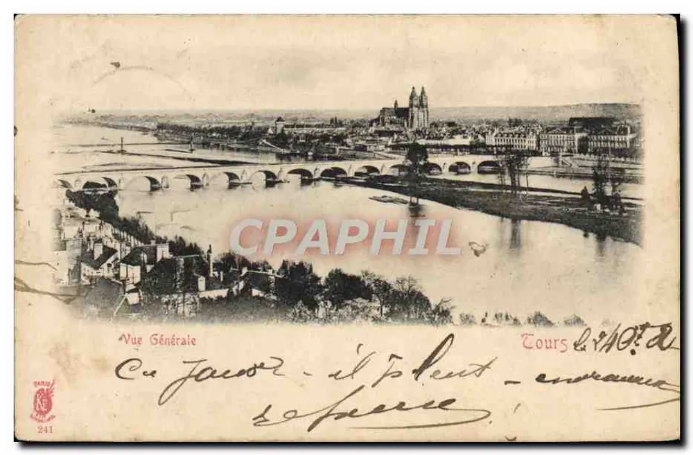 Vista Geral de Tours — editor Sanson, n° 241 - Frente