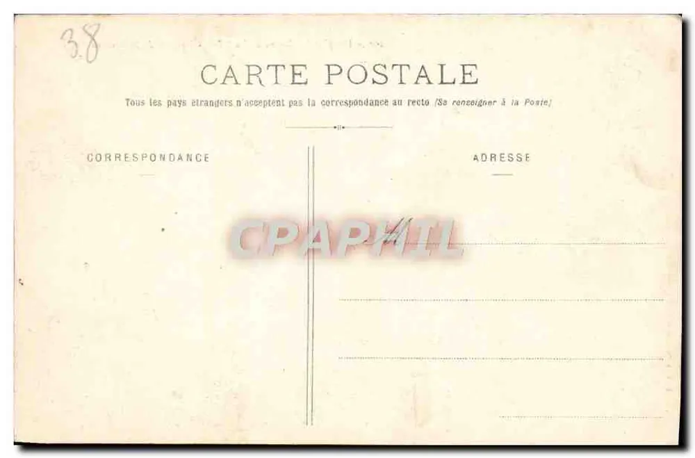 Dauphiné - Linie La Mûre - Passage der Rivoire — Cliché A. V. — n° 490 - Rückseite