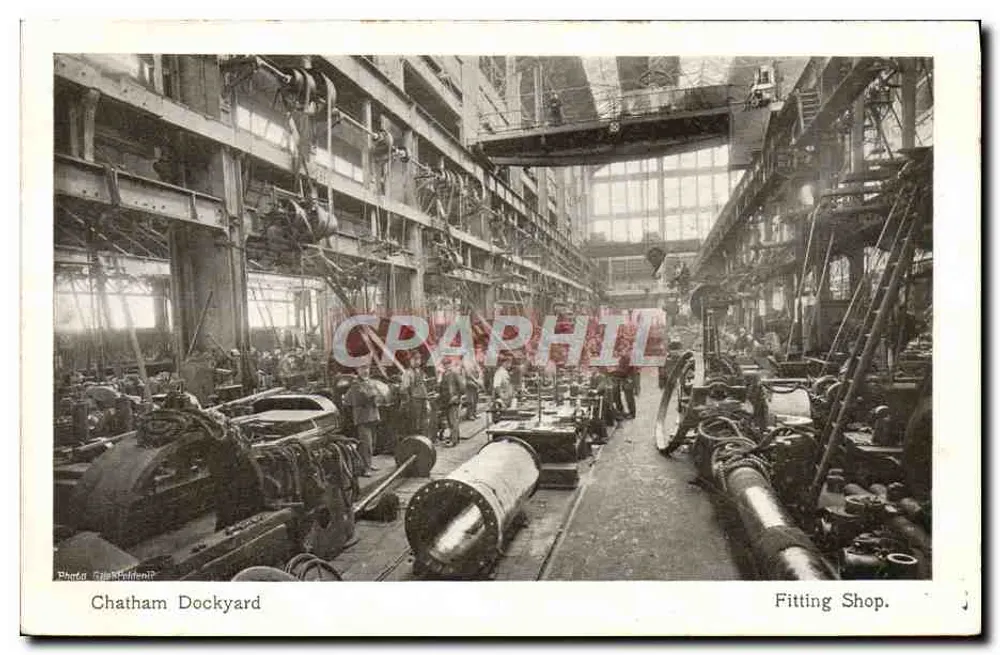 Chatham Dockyard — Fitting Shop — Foto G. R. Fuldendit - Frente