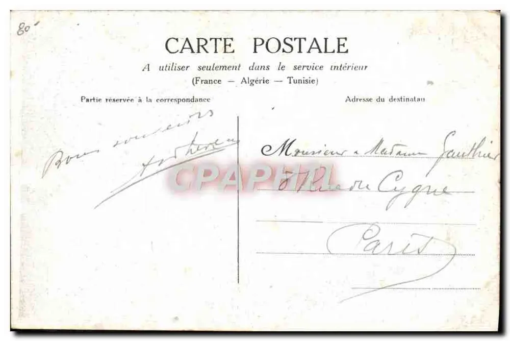 Chevillard sur H. Farman — pilote dans un avion biplan — éditeur non visible - Verso