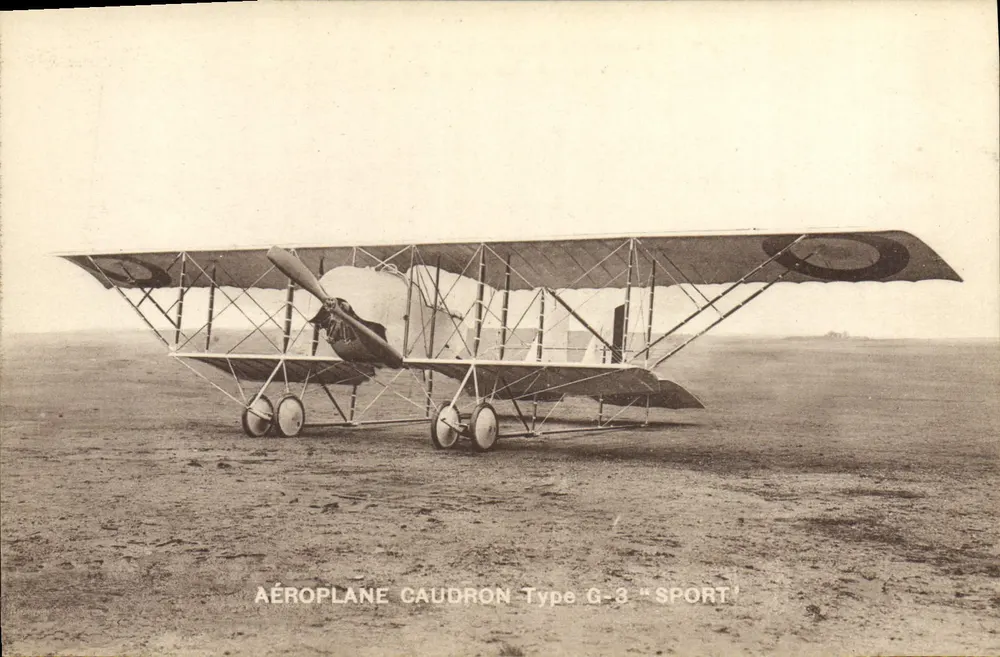 Flugzeug Caudron Type G-3 "Sport" — Verlag T. Aviation, Paris - Vorderseite