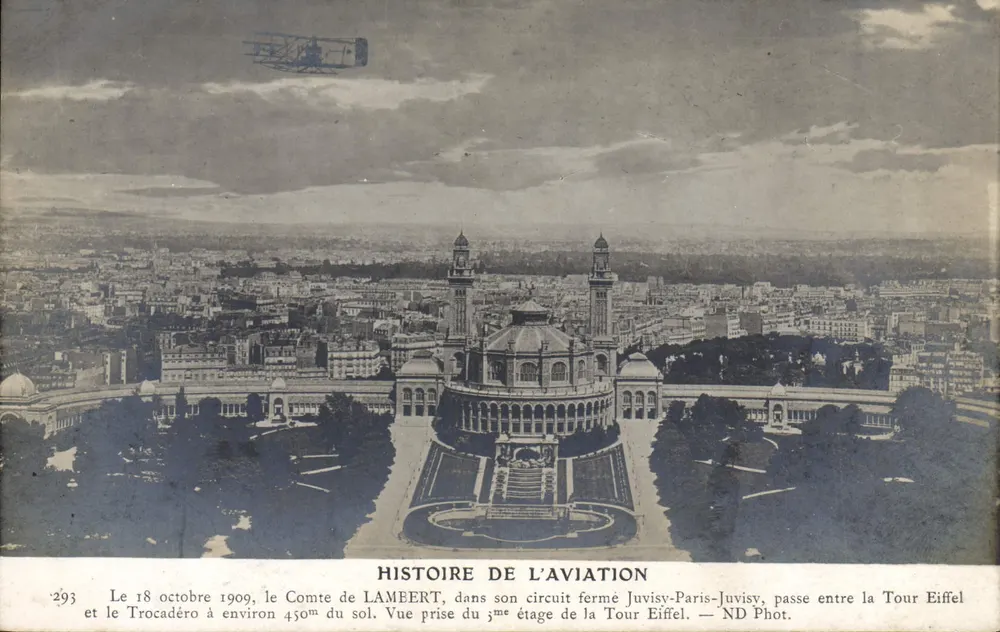 História da aviação — Circuito de Juvisy — ND Phot. - Frente