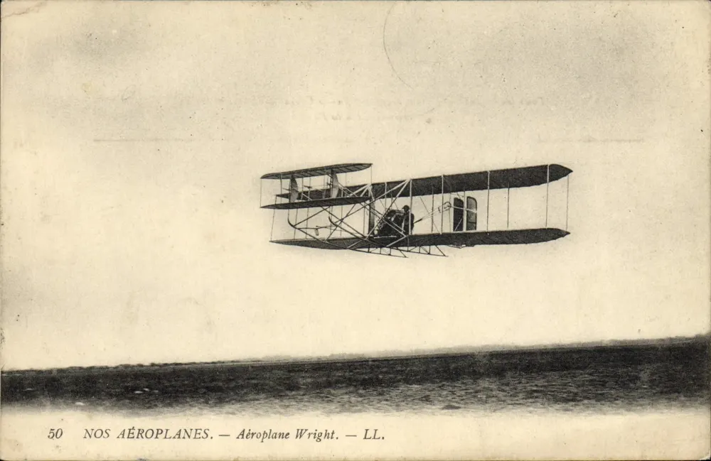 Avião Wright — LL. — Série Números Aviões n°50 - Frente